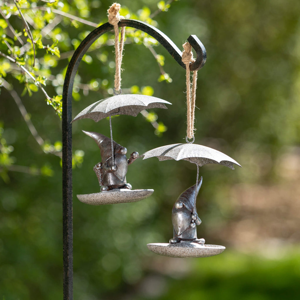 Rainy Day Gnome Bird Feeders  