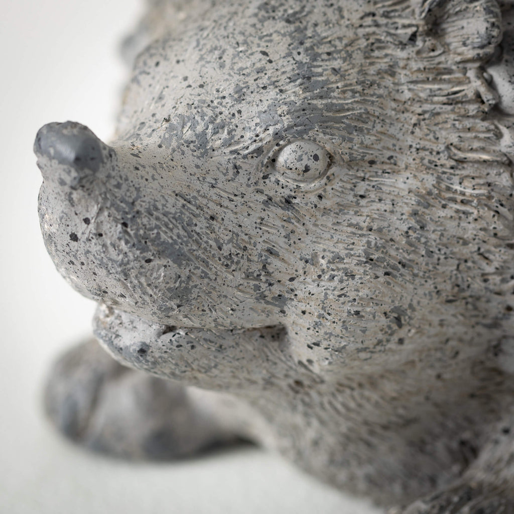 Charcoal Hedgehog Planter     