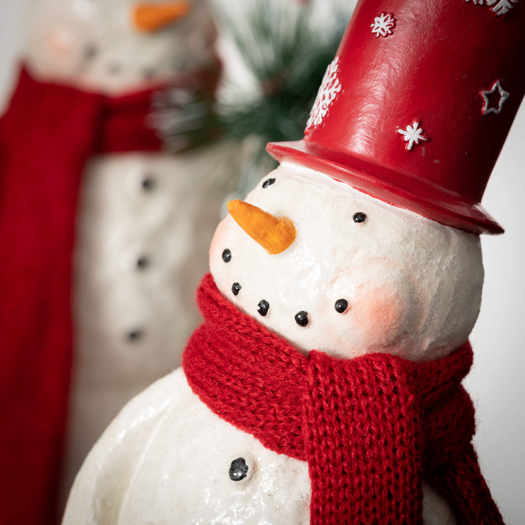 Skinny Snowman Figure Set Of 2