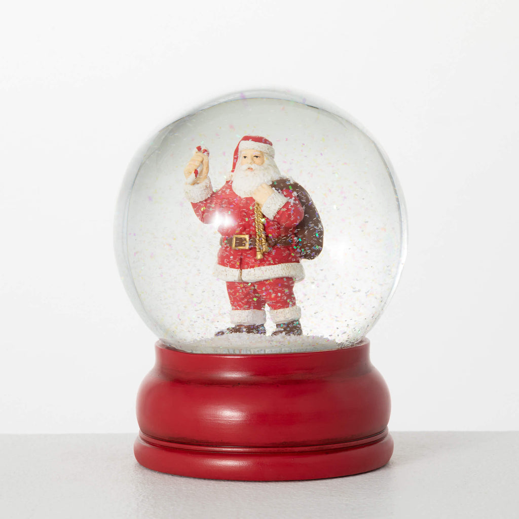 Jolly Santa Water Globe       