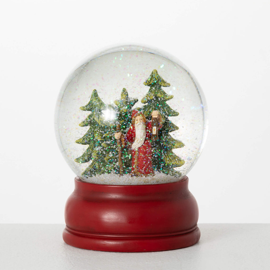 Olde World Santa Water Globe  