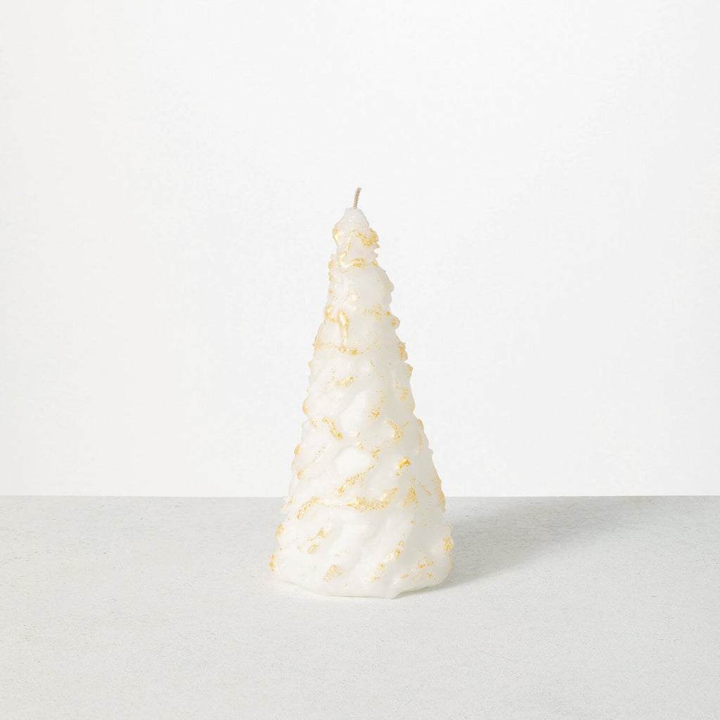 White Rhapsody Tree Candle    