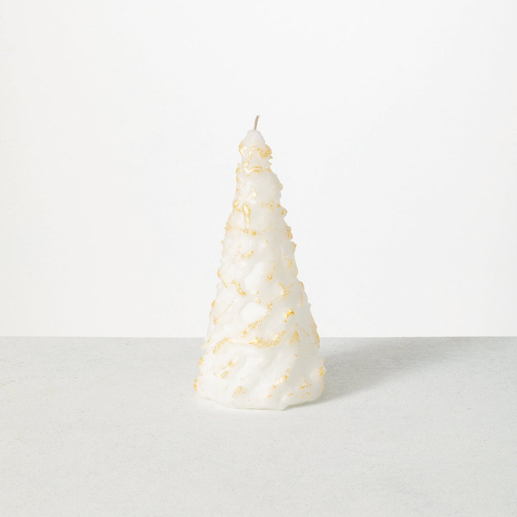 White Rhapsody Tree Candle    