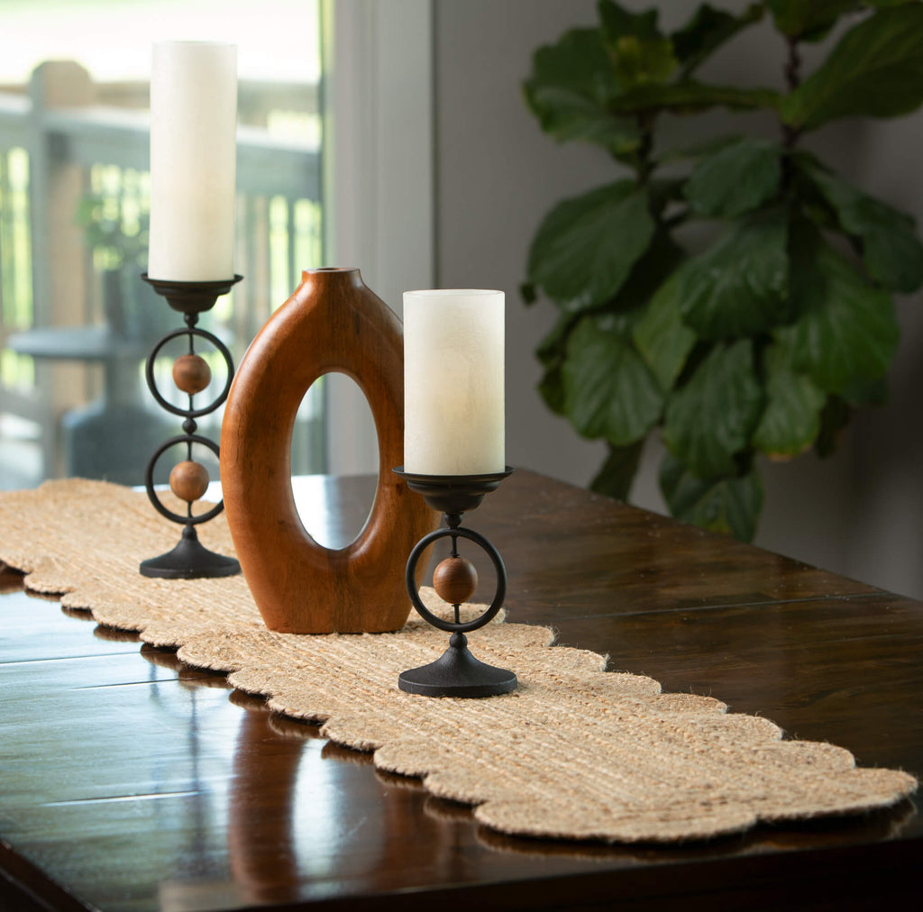 Woven Table Runner With Tassel