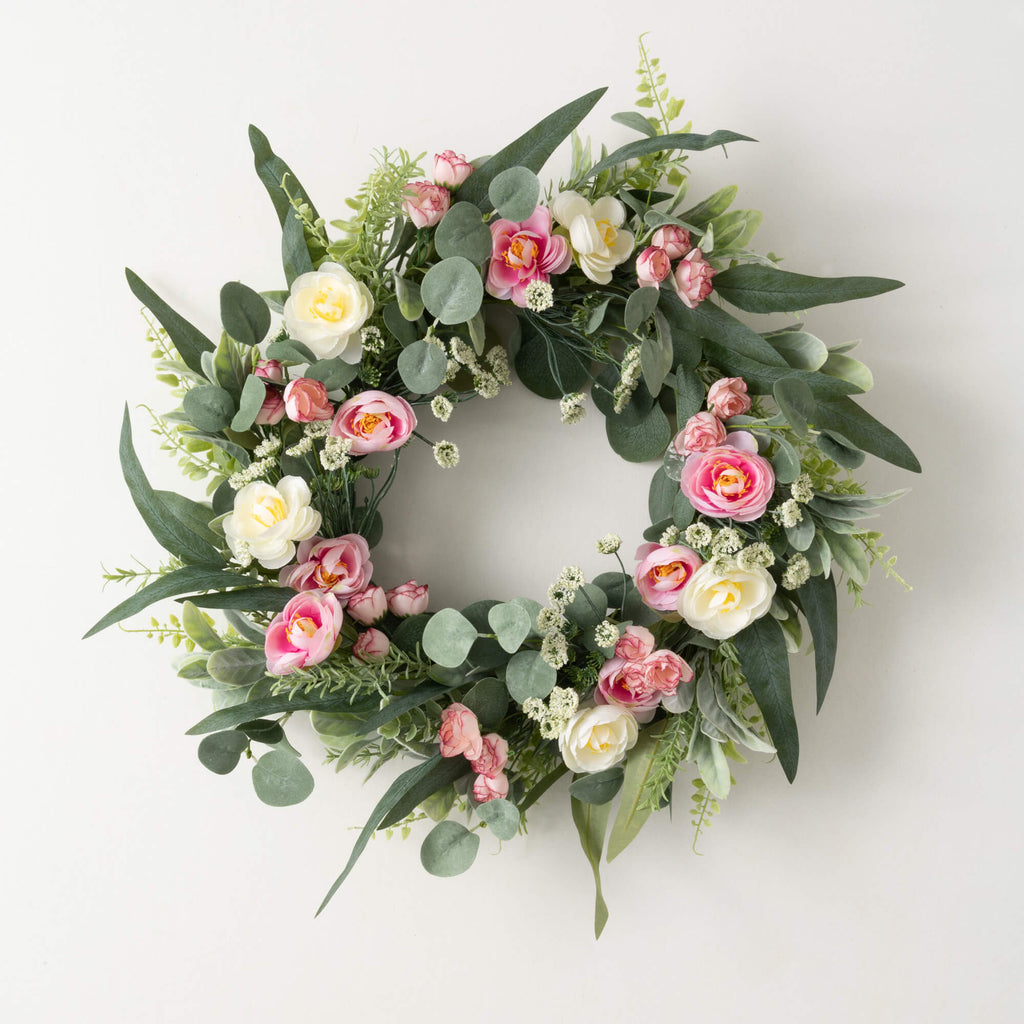 Ranunculus Mini Blossom Wreath