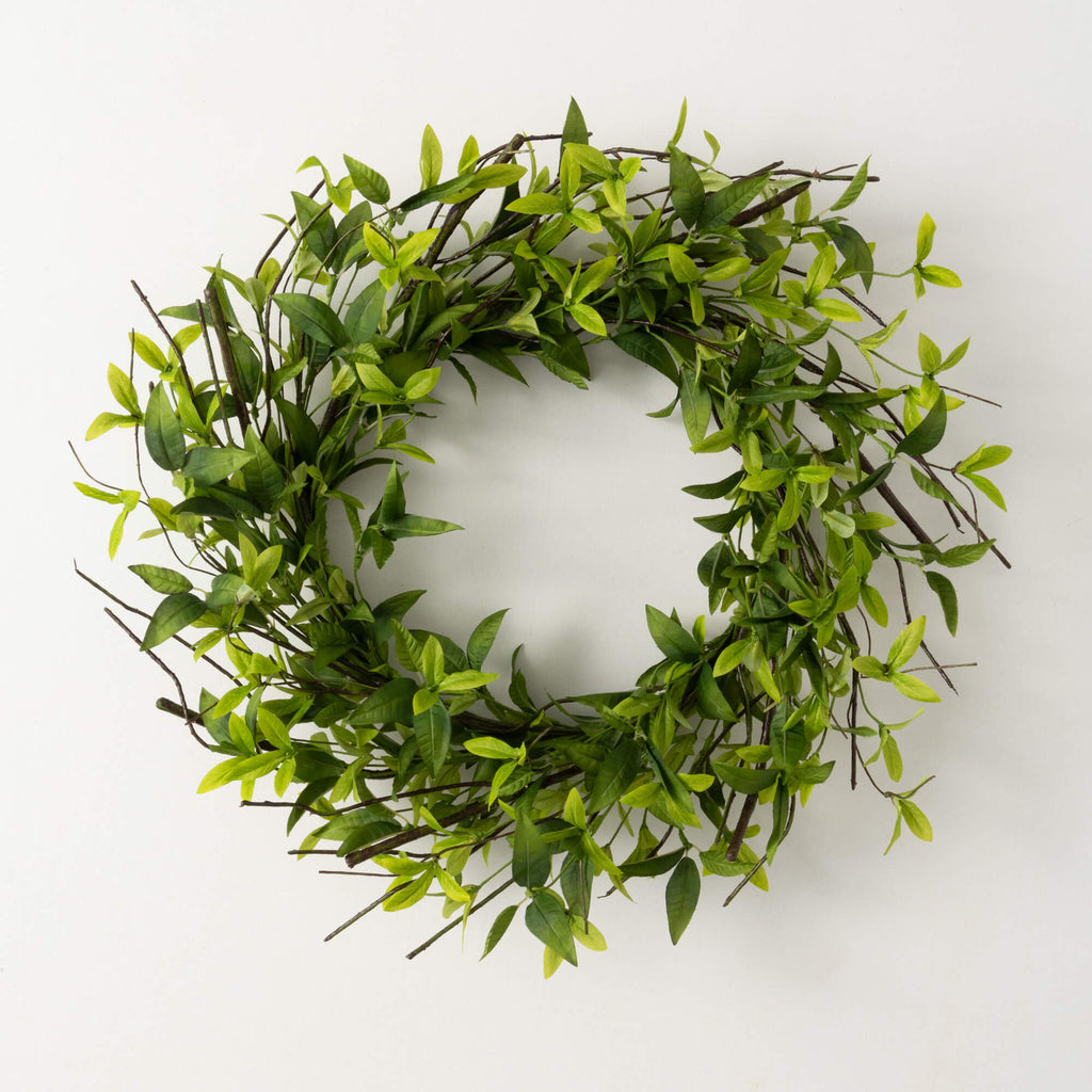 Ruscus & Twig Wreath          