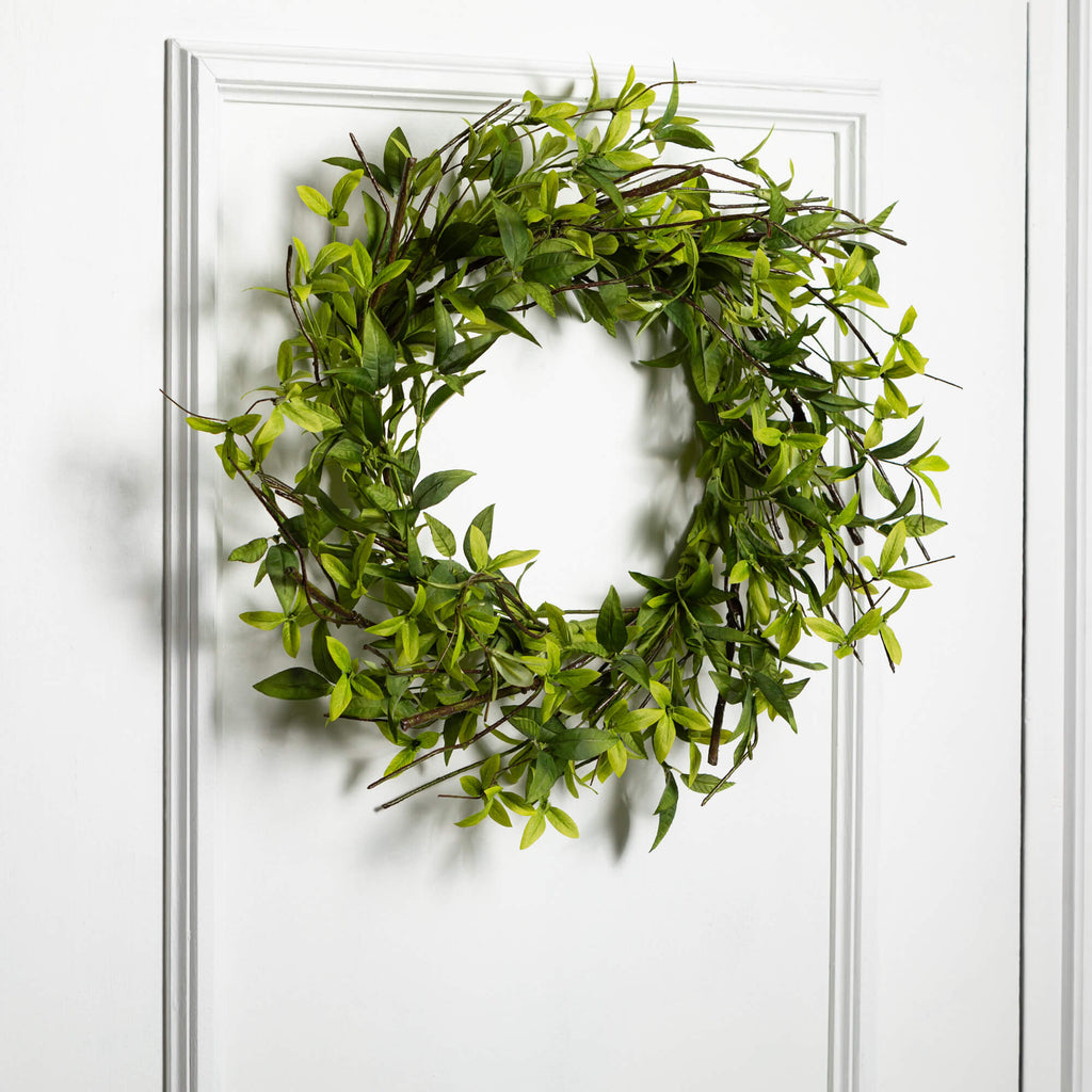 Ruscus & Twig Wreath          