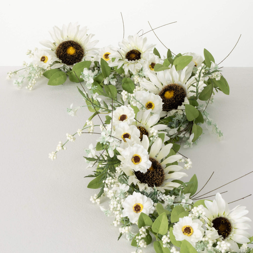 Sunflower/Wispy Berry Garland 