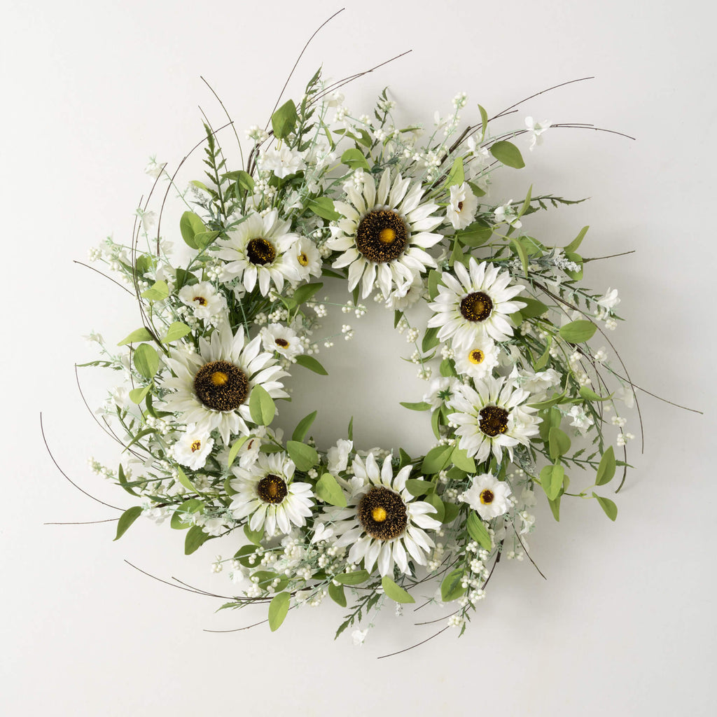 Sunflower/Wispy Berry Wreath  