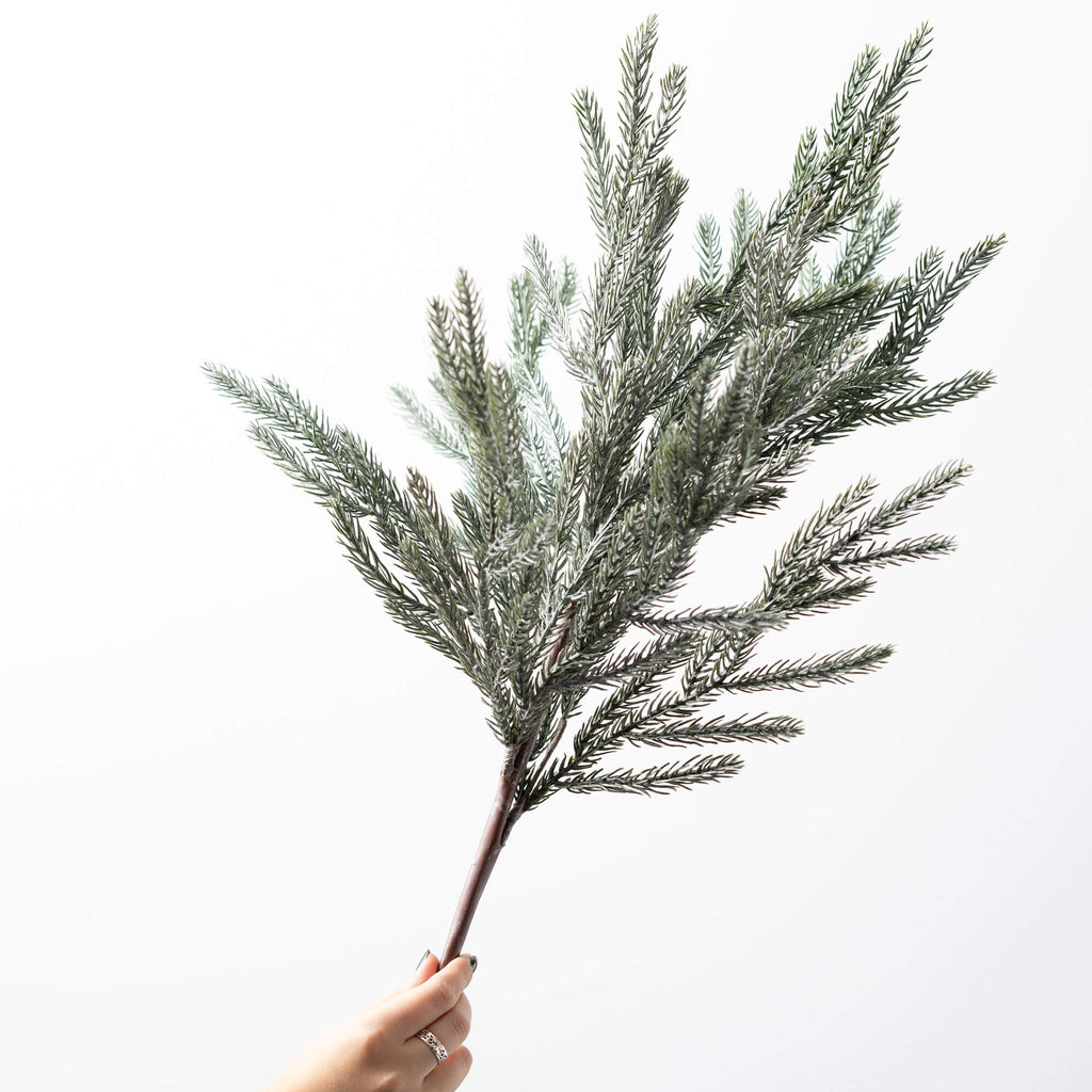 Silver Green Pine Spray       