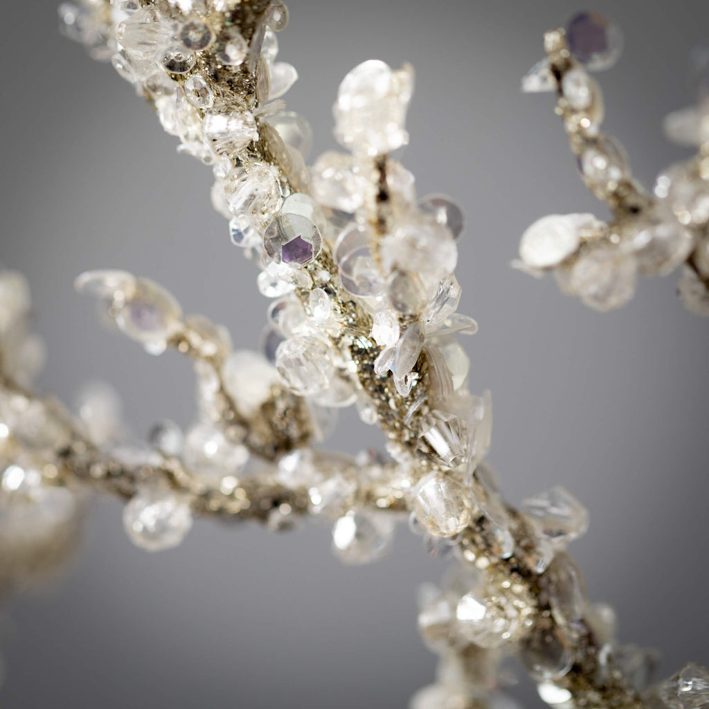 Silver Glittered Branch       