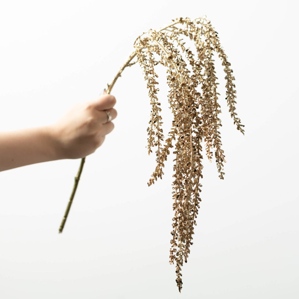 Modern Gold Amaranth Spray    