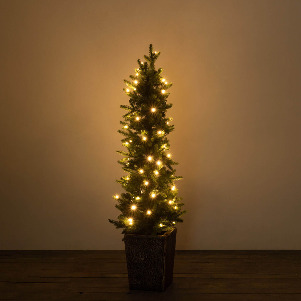 Medium Led Pine Tree Planter  