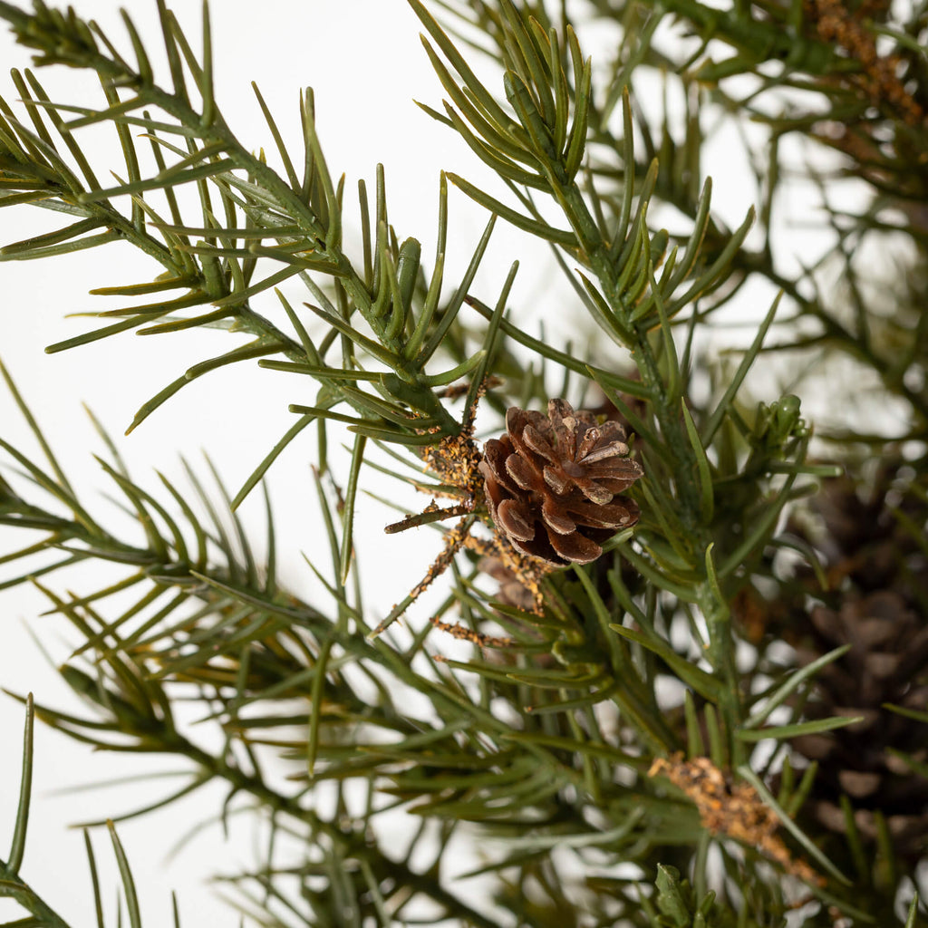 25" Potted Cedar Pinecone Tree