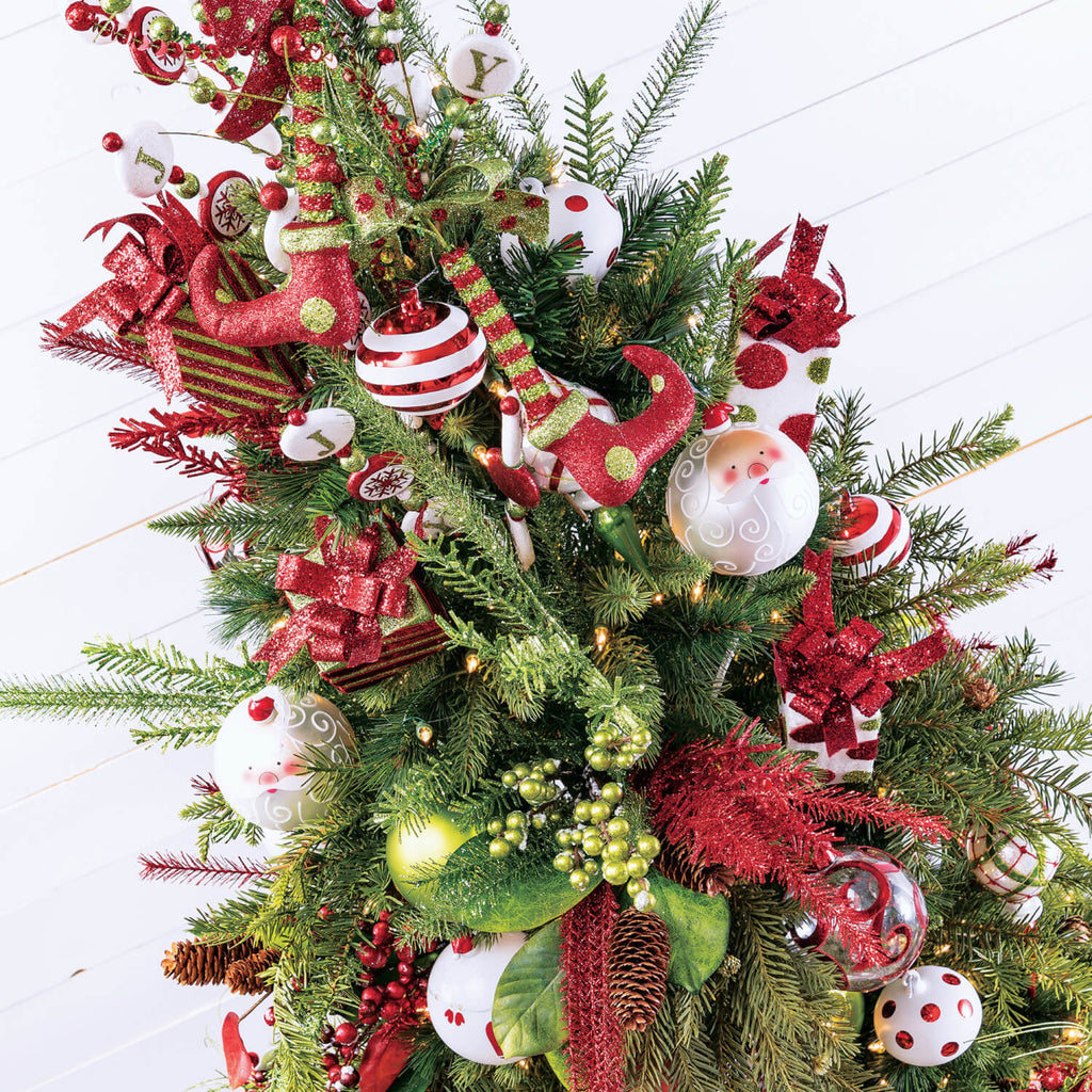 7.6" Mixed Lighted Fir Tree   