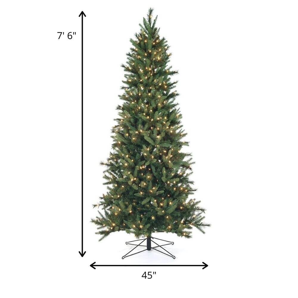 7.6" Mixed Lighted Fir Tree   