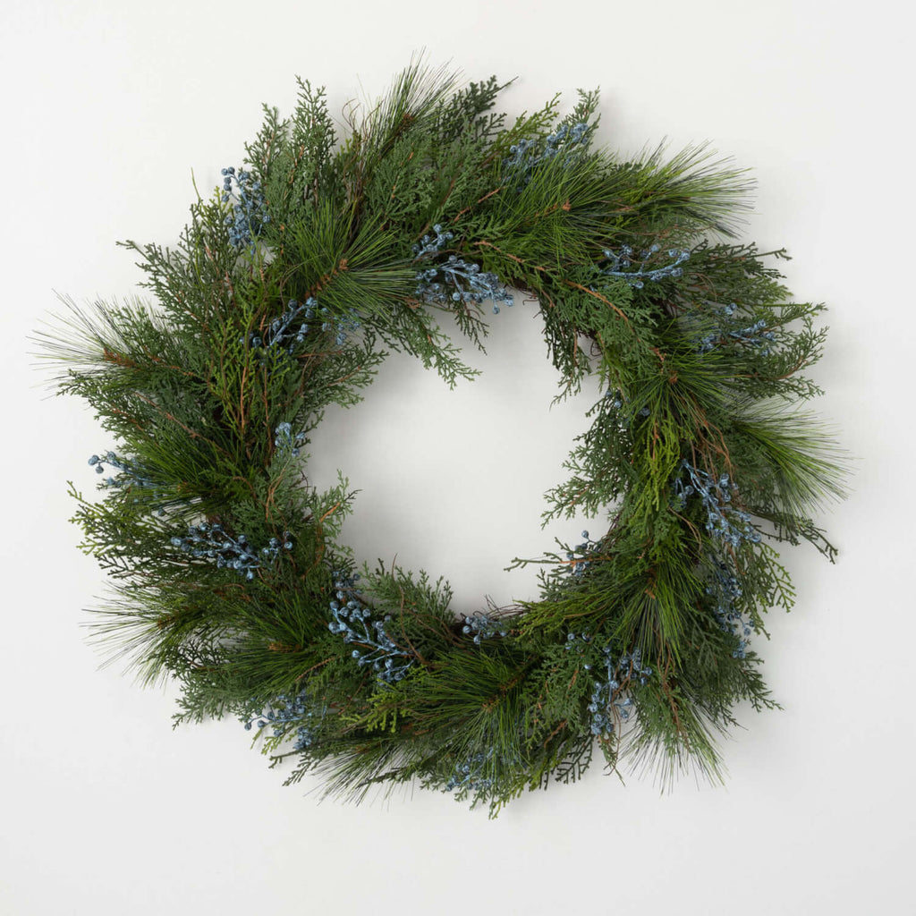 30" Juniper Wreath            