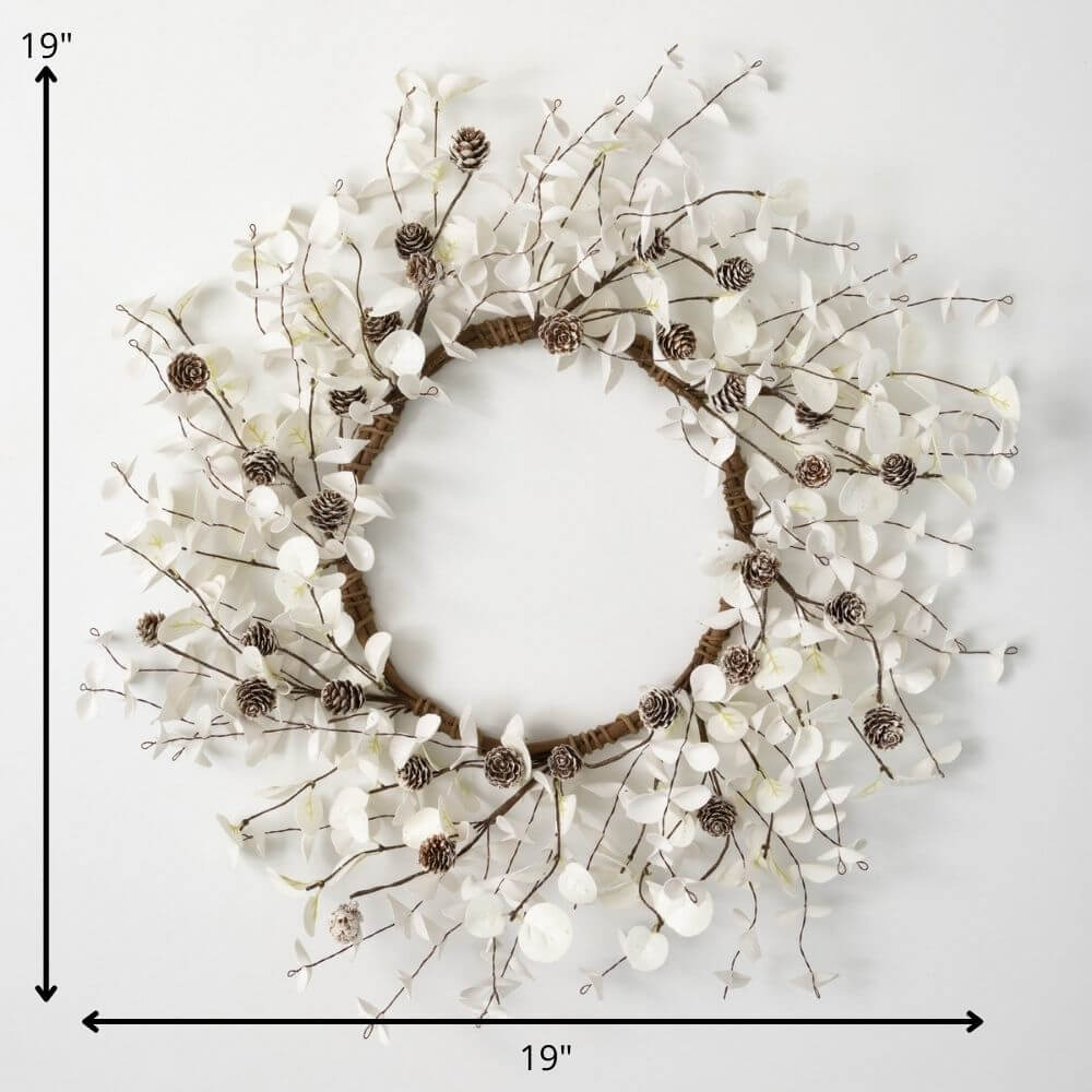 White Eucalyptus Wreath       