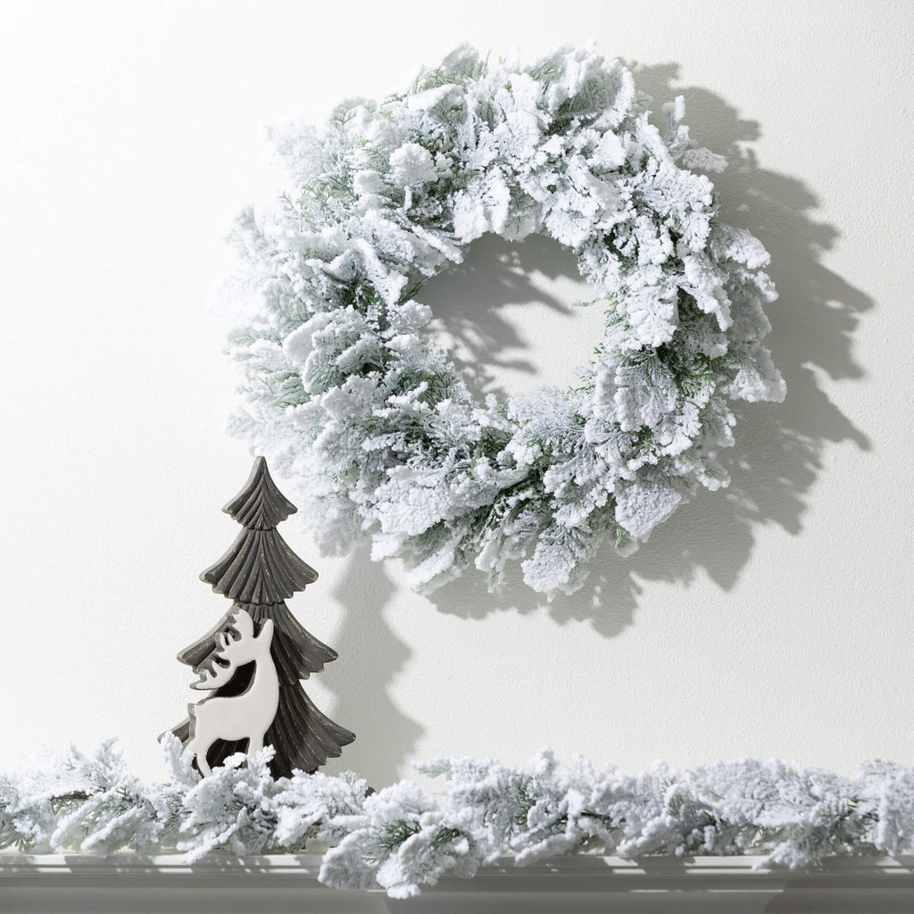 Snowy Cedar Wreath            