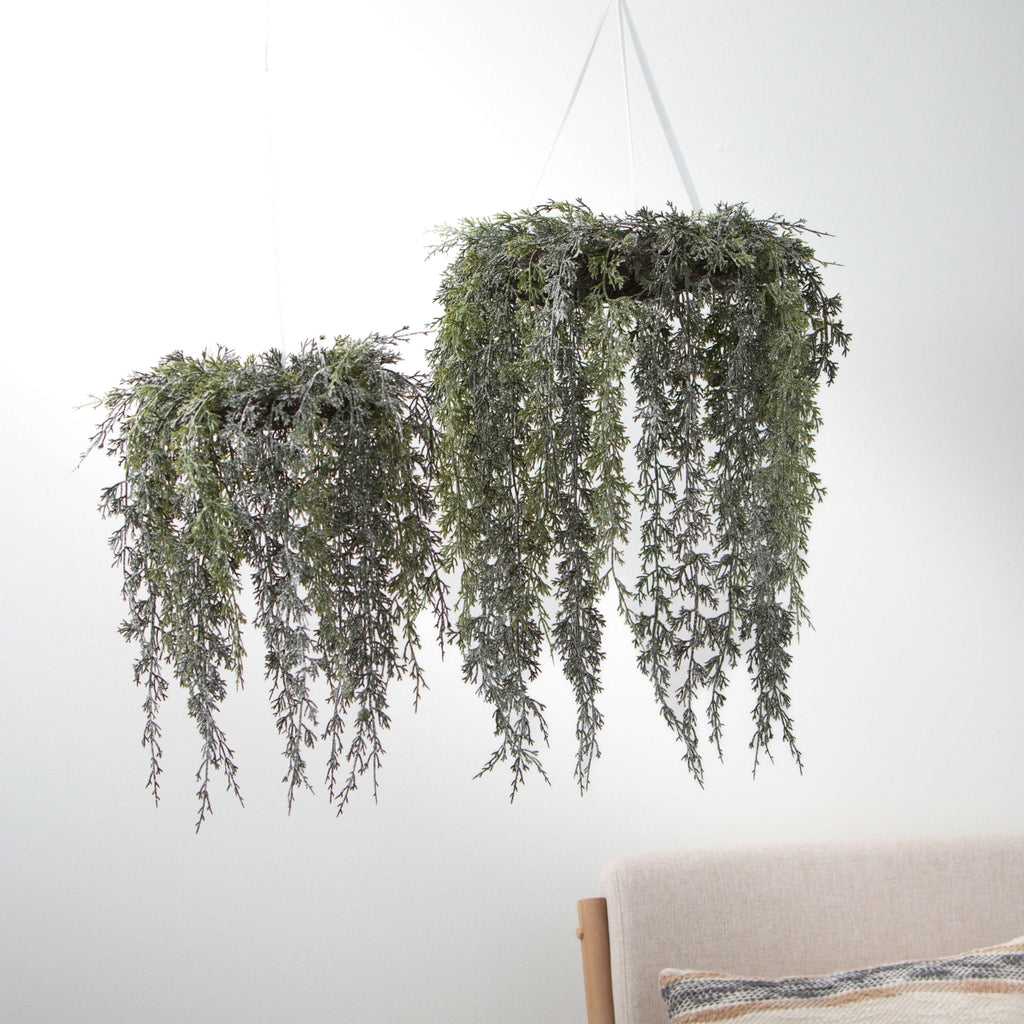 Draping Cypress Hanging Wreath