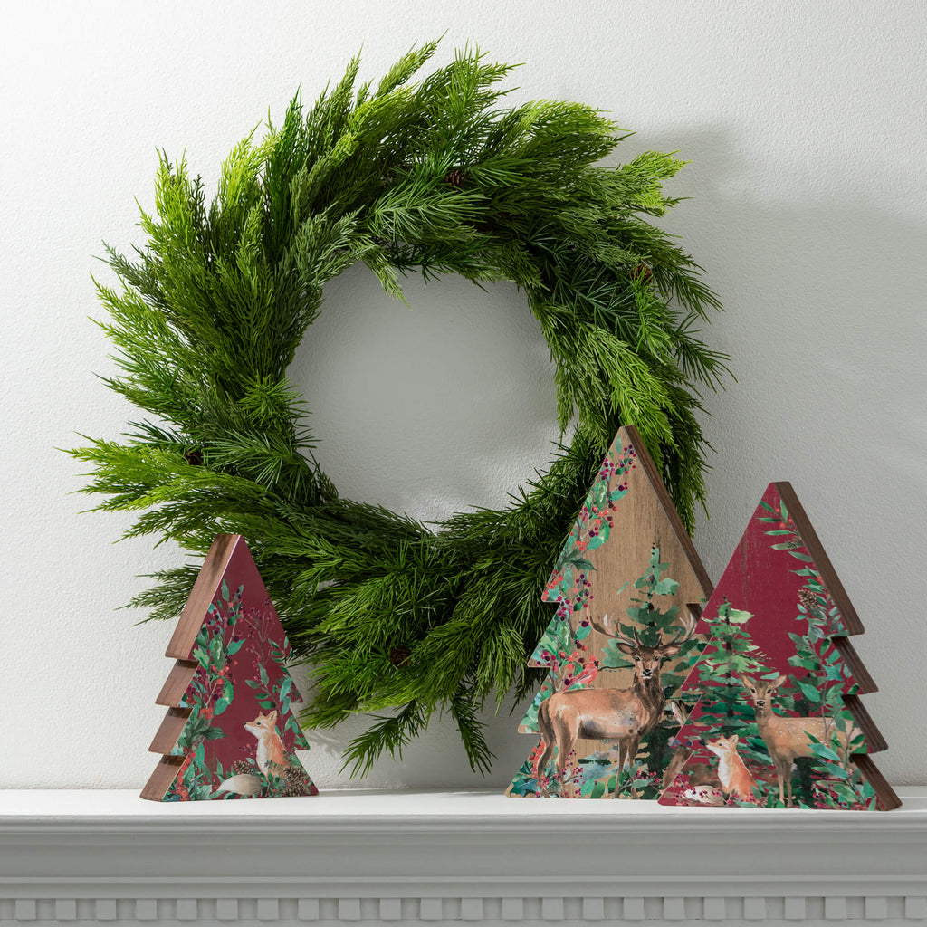 Lush Green Cedar Wreath       