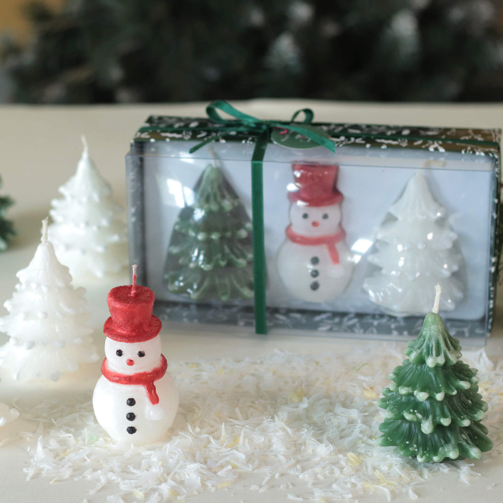 Holiday Snowman Tree Gift Set 