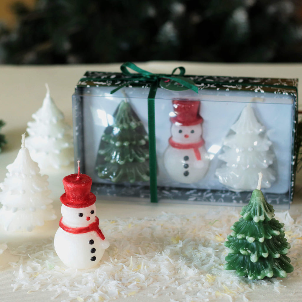 Holiday Snowman Tree Gift Set 