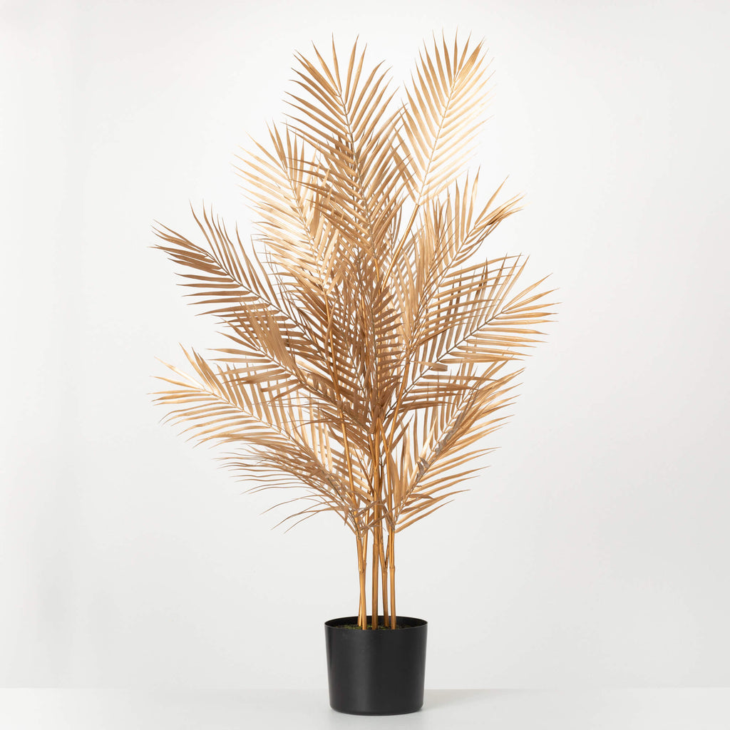 Multi-Branch Gold Palm Tree   