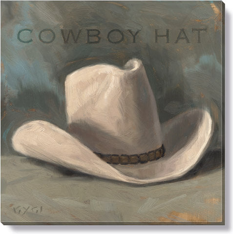 Cowboy Hat Giclee Wall Art    