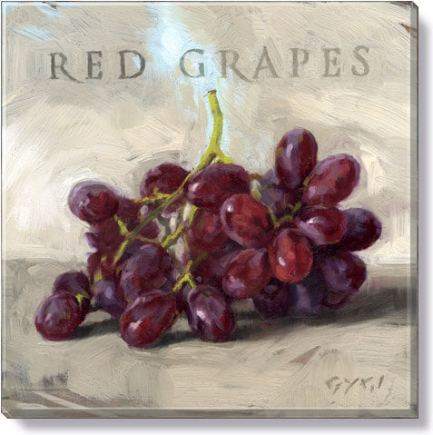 Red Grapes Giclee Wall Art    