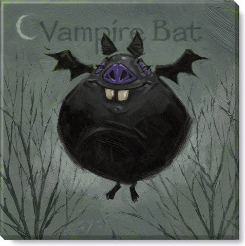 Vampire Bat Giclee Wall Art   