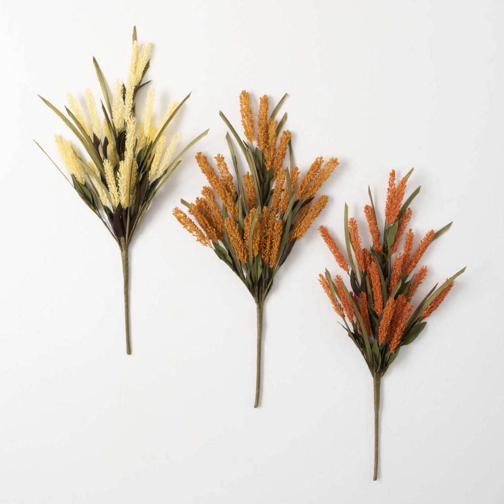 Faux Dried Amaranthus Set     
