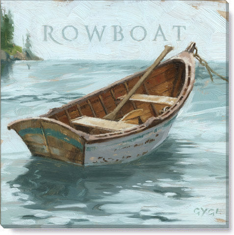 Rowboat Giclee Wall Art       