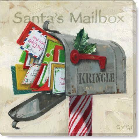 Santa'S Mailbox Giclee Art    