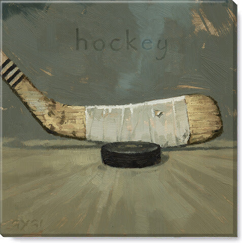 Hockey Stick Giclee Wall Art  