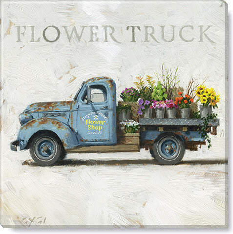 Flower Truck Giclee Wall Art  