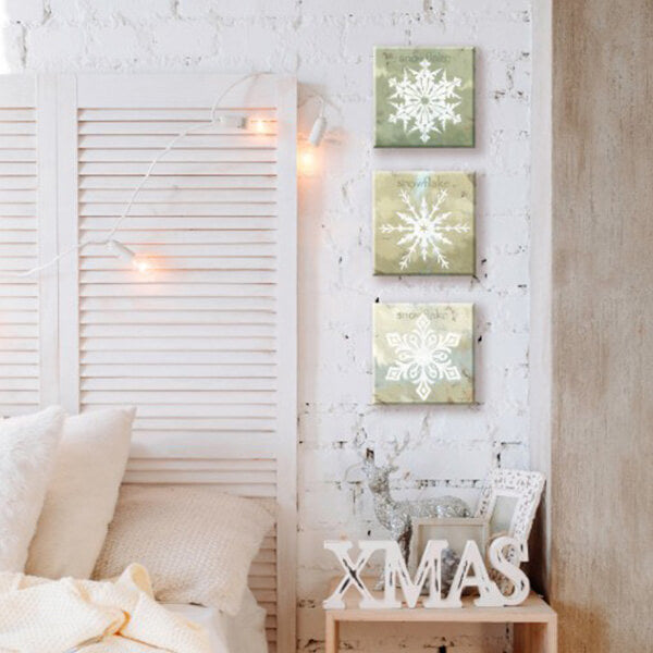 Winged Snowflake Giclee Wall A