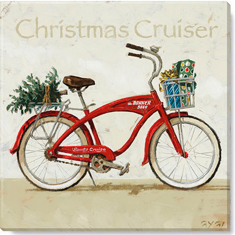 Christmas Cruiser Giclee Wall 