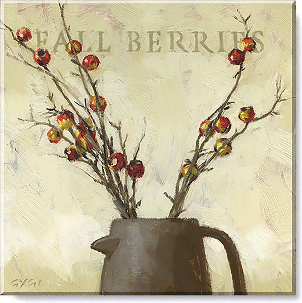 Fall Berries Giclee Wall Art  