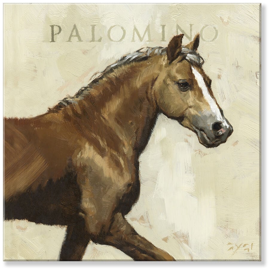 Palomino Horse Giclee Wall Art