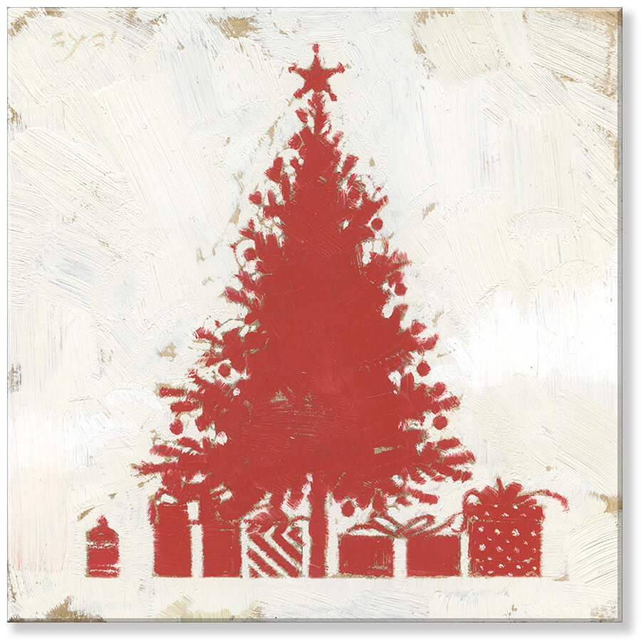 Christmas Tree Silhouette Art 