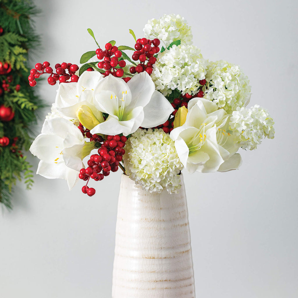 White Glossed Vase            