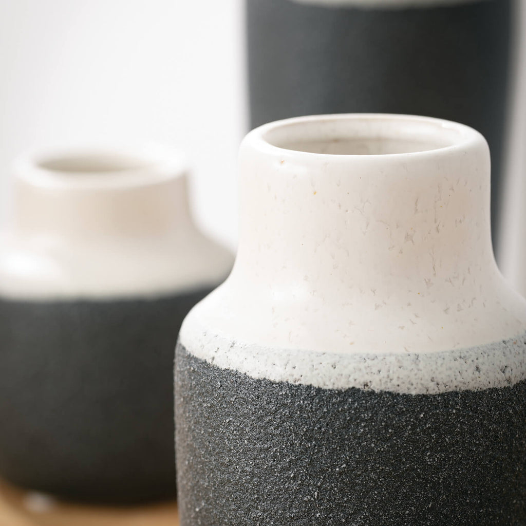 Two-Toned Vase Set Of 3       