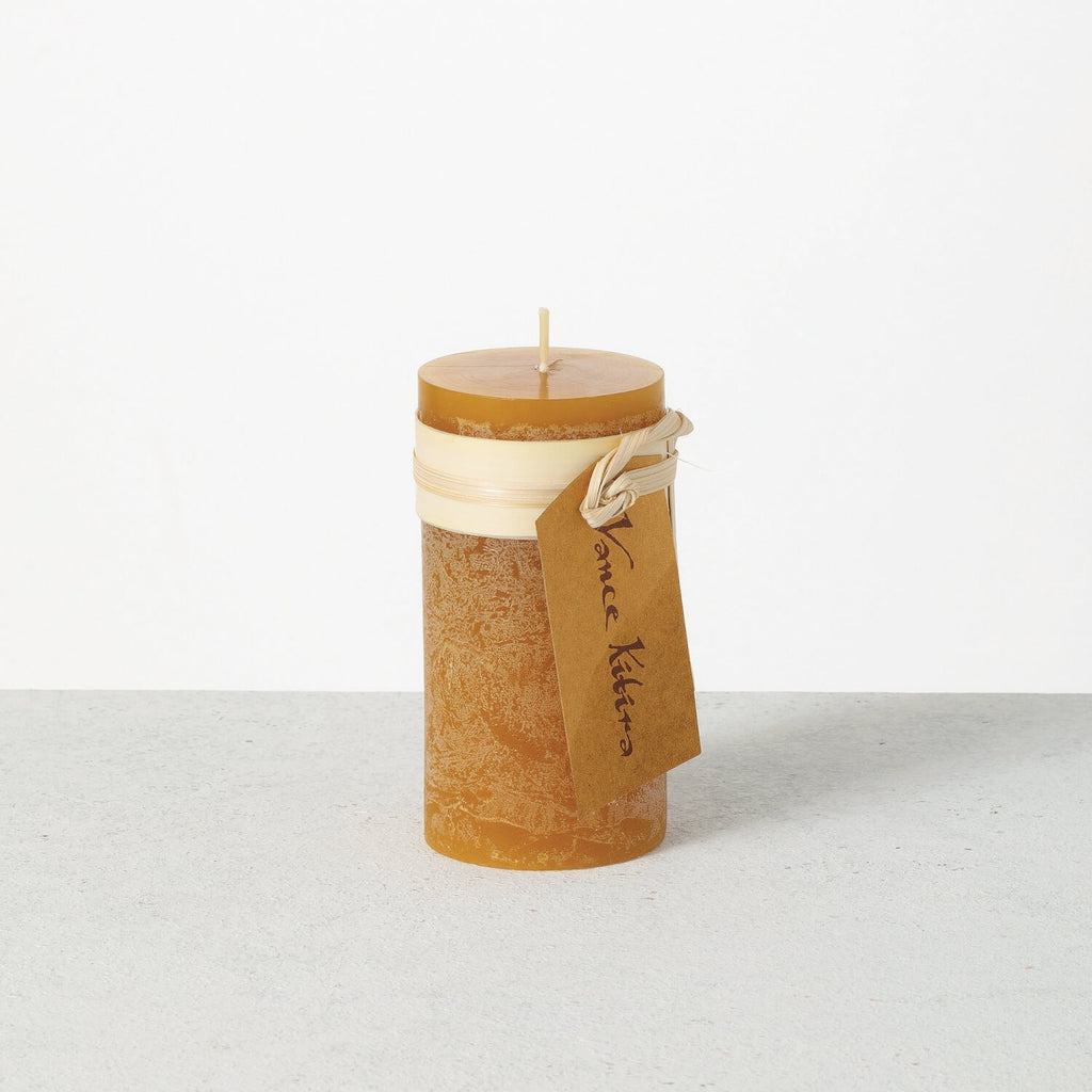 Brown Sugar Pillar Candle     