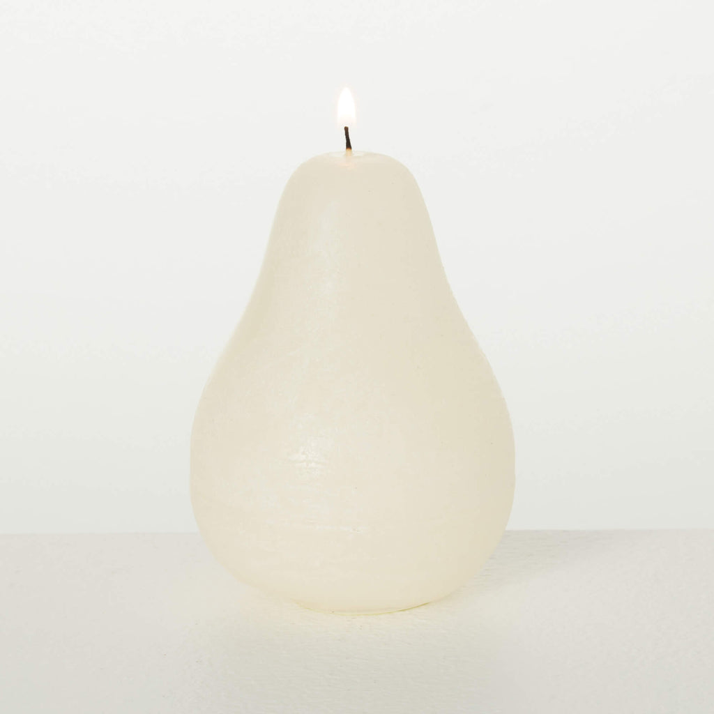 White Timber Pear Candle      