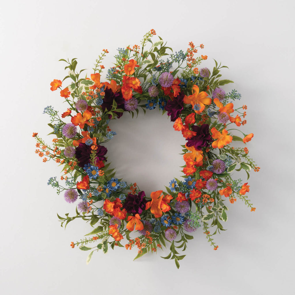 Dahlia Mix Wreath             