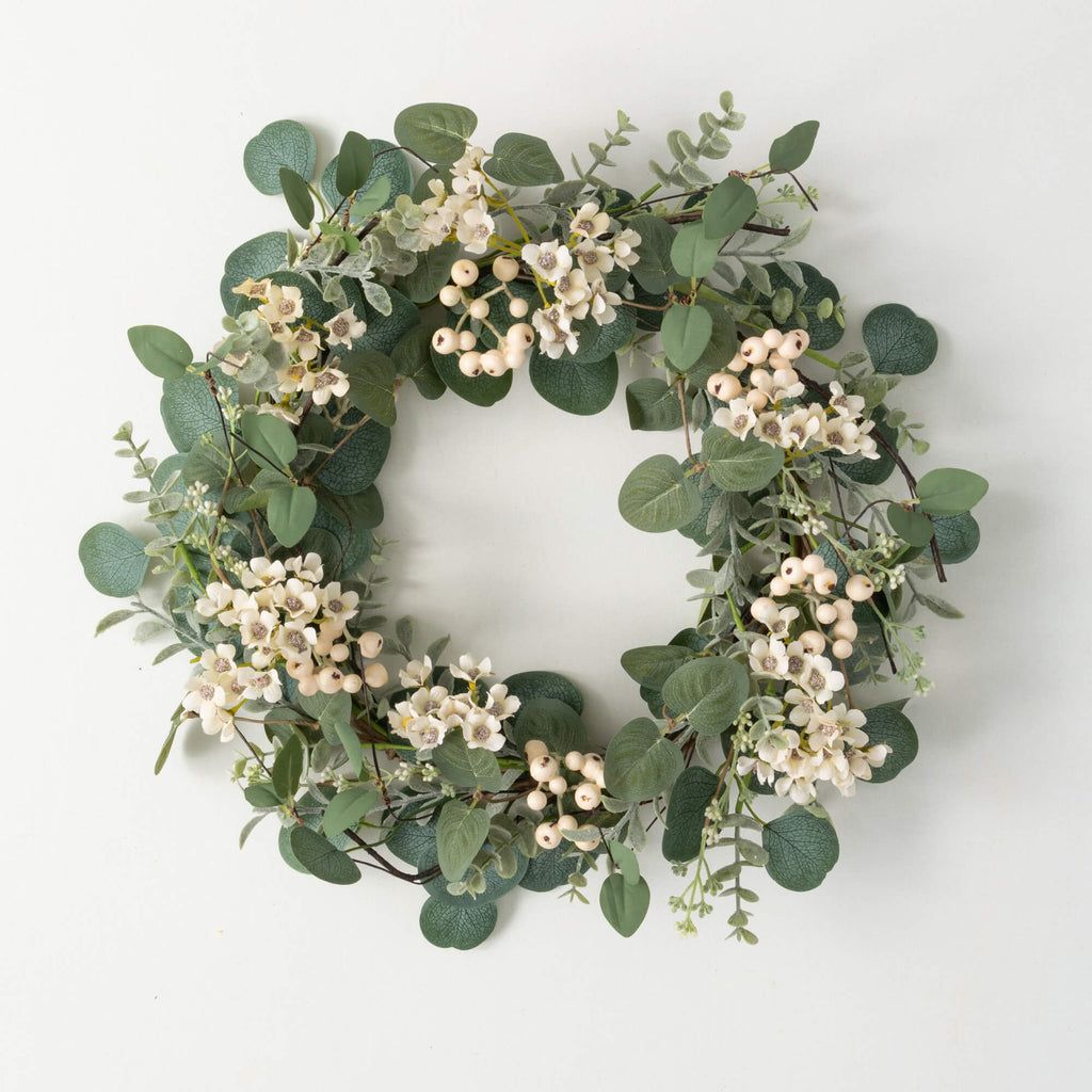 Eucalyptus & Waxflower Wreath 