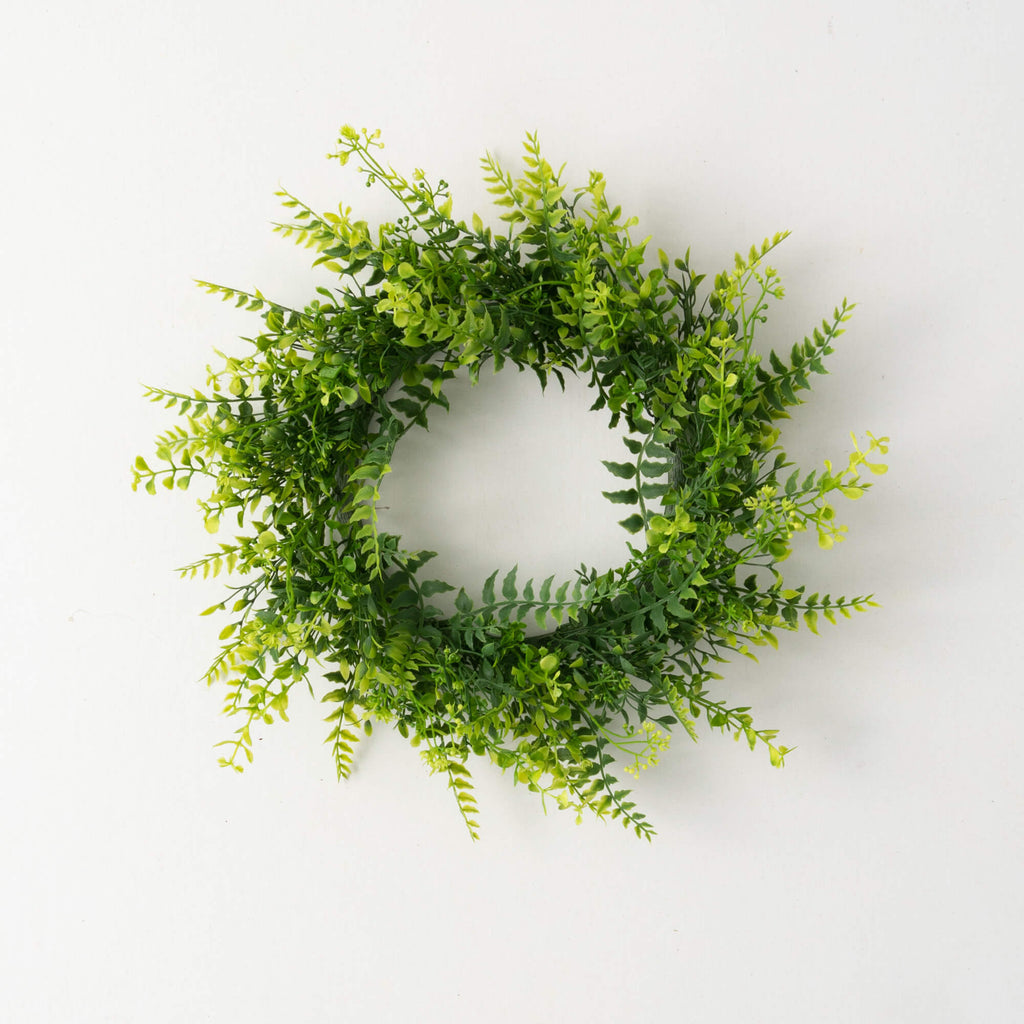 Fern & Lemon Grass Mini Wreath