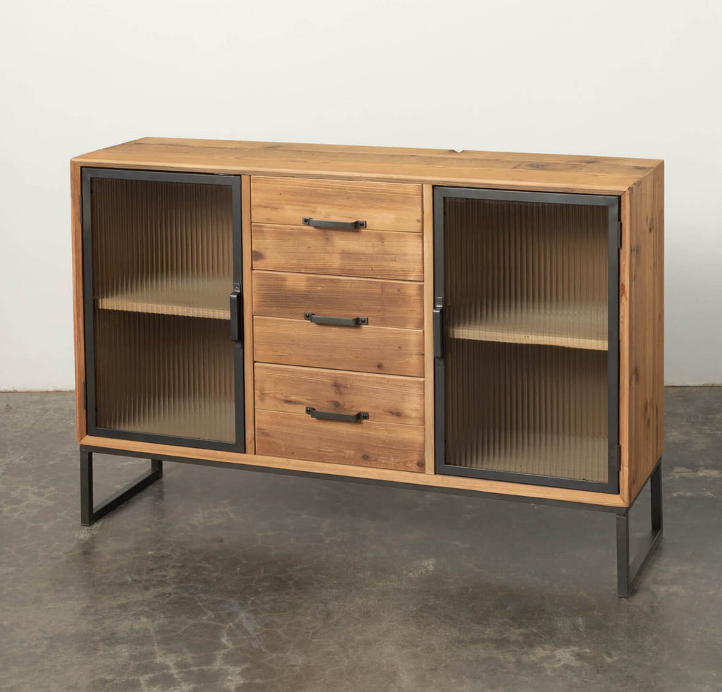 Refined Reclaimed Wood Console