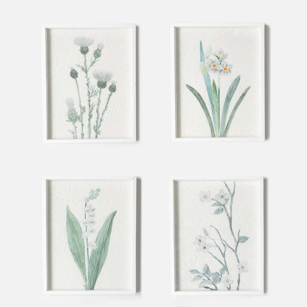 Botanical Handmade Paper Art  